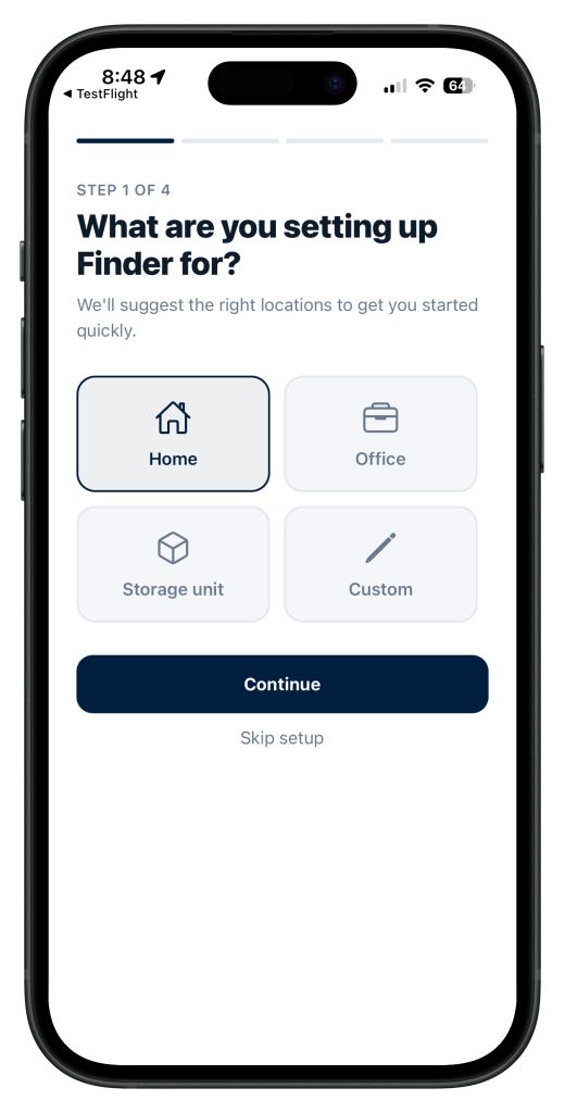 Finder app item list