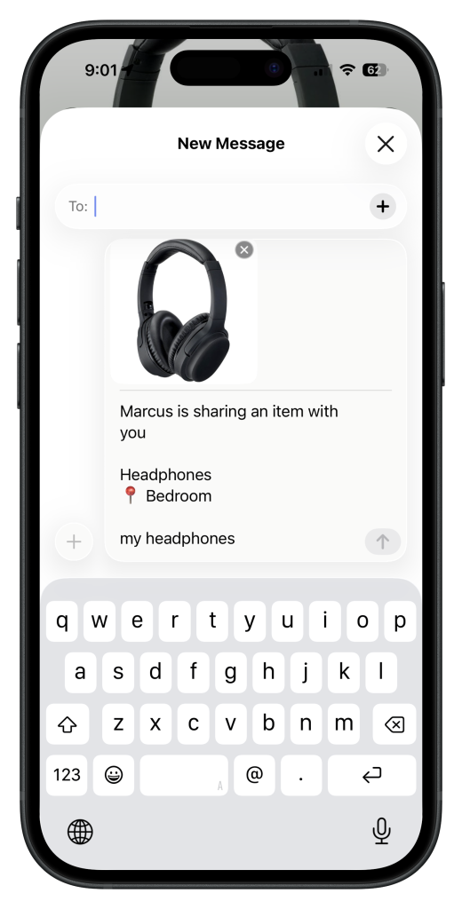Finder app sharing screen